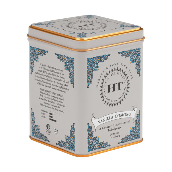 Lata de té de Vainilla Comoro Harney & Sons / 20 uds.