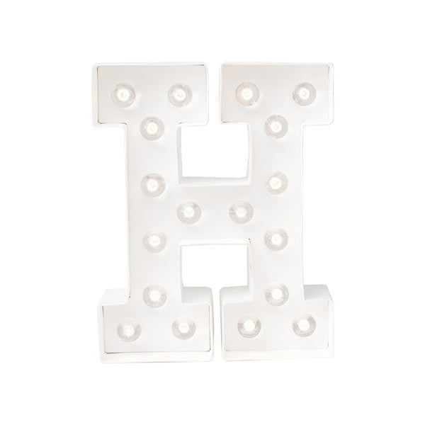 Kit DIY Letra H luminosa Marquee Love - La Fiesta de Olivia - 1