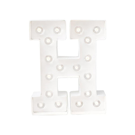 Kit DIY Letra H luminosa Marquee Love - La Fiesta de Olivia - 1