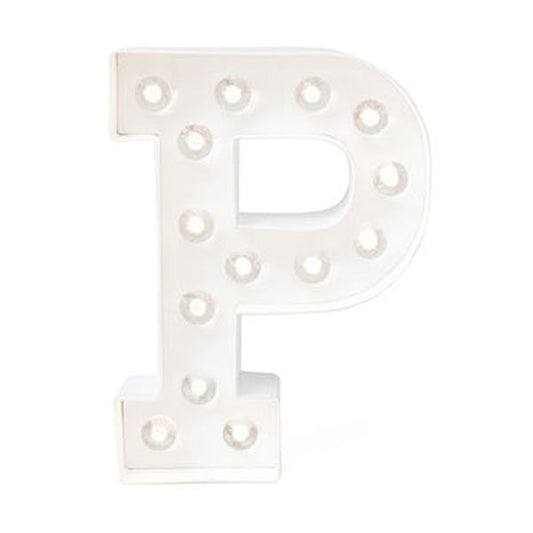 Kit DIY Letra P luminosa Marquee Love - La Fiesta de Olivia - 1