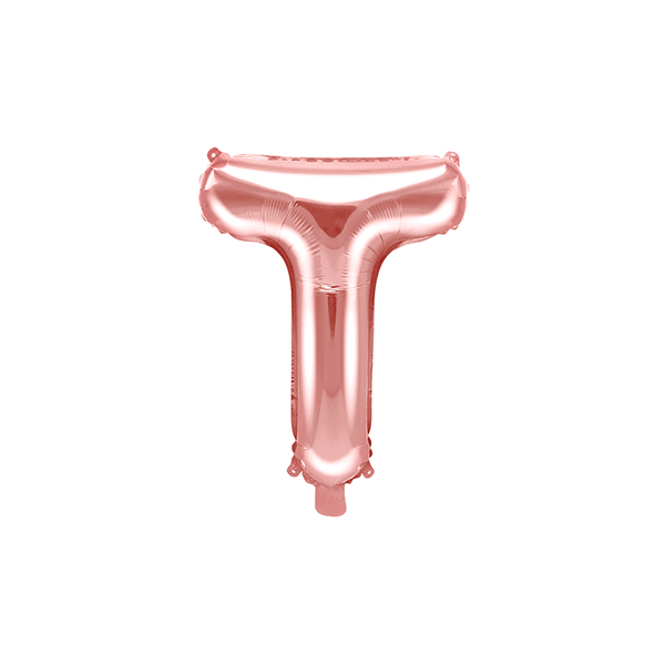 Globo letra Foil rosegold pequeño