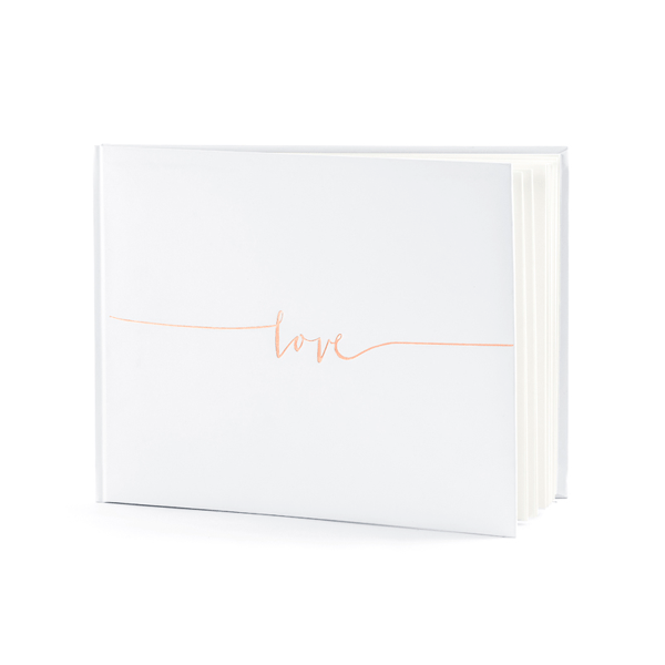 Libro de firmas Love rosegold