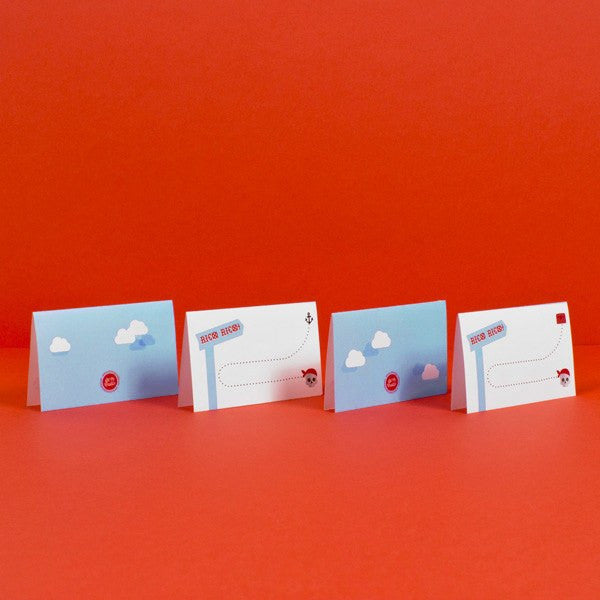 Marcador de mesa Pirata / 2 ud. - La Fiesta de Olivia - 2