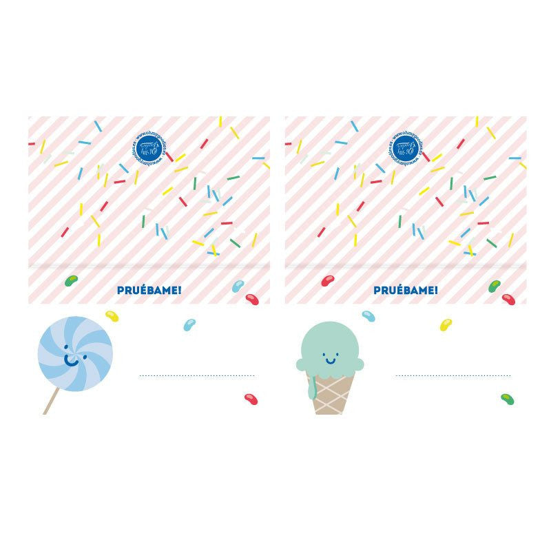 Marcador de mesa Candy / 2 ud. - La Fiesta de Olivia - 1