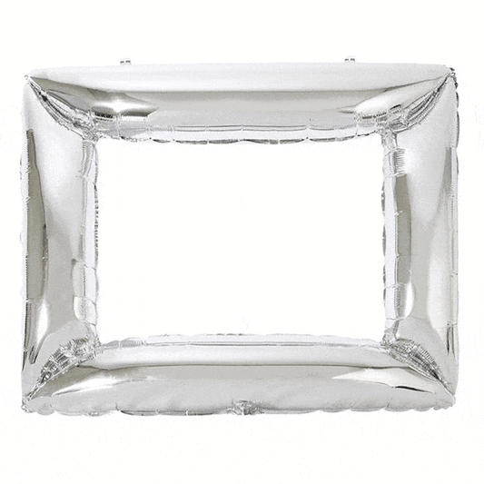 Marco para fotos globo foil plata