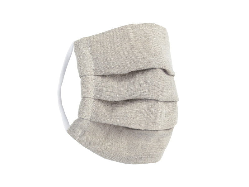 Mascarilla 100%  lino piedra niño re-utilizable