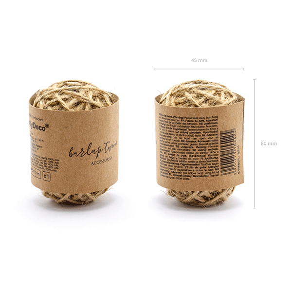 Cordel de yute natural