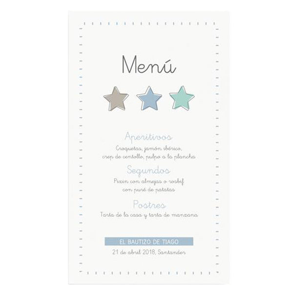 Menú personalizado Estrella