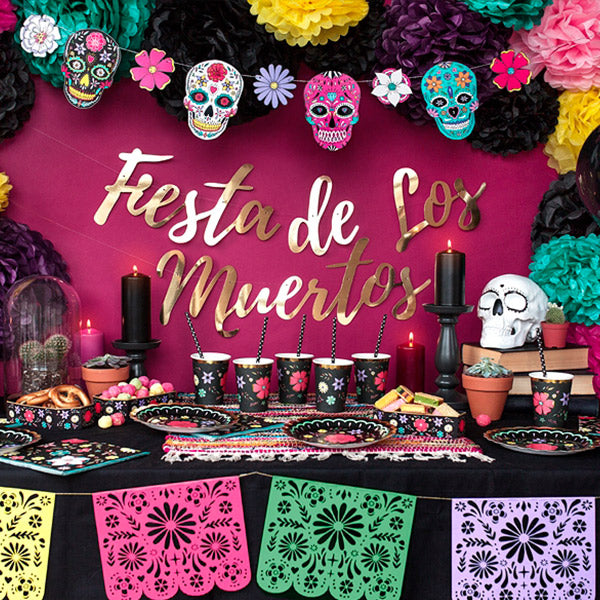 Guirnalda banderín mejicano