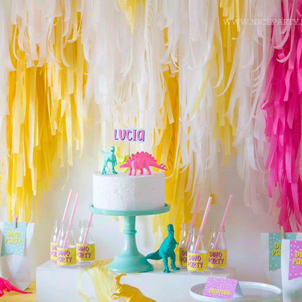 Pack imprimible Confetti neon