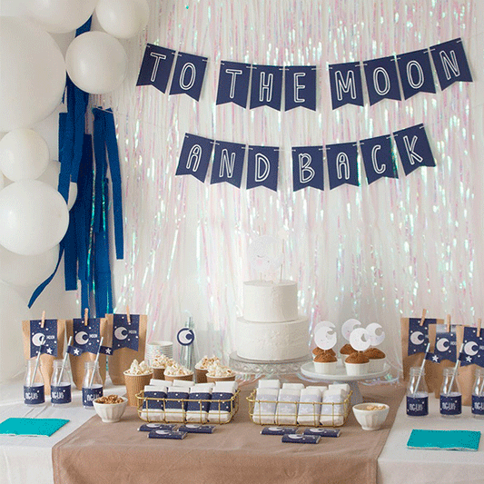 Pack imprimible To the moon and back