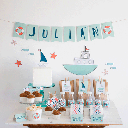 Pack imprimible barco