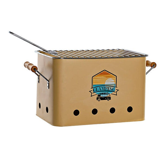 Barbacoa portátil de metal vintage