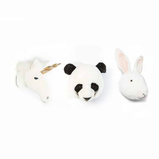 Set mini cabezas de peluche Lovely