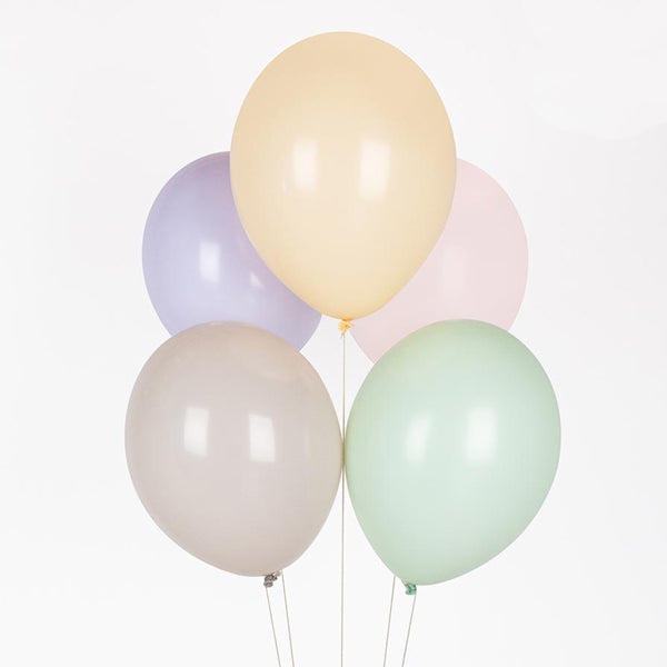 Globos Eco mix color empolvado Trendy / 5 uds.