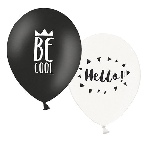 Mix globos COOL / 5 ud. - La Fiesta de Olivia