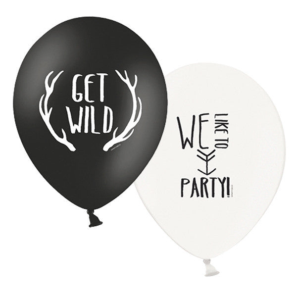 Mix globos WILD / 5 ud. - La Fiesta de Olivia