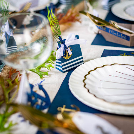 Cajita detalle marinero y lazo /10 uds.