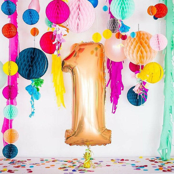 Globo Foil 0 XL oro - La Fiesta de Olivia - 2