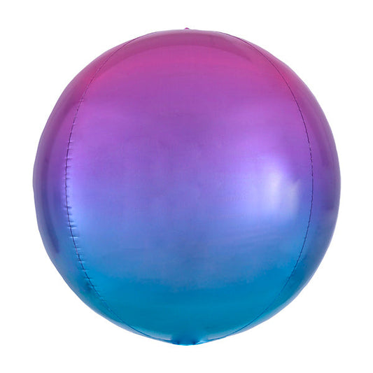 Globo Orbz degradado rosa y azul
