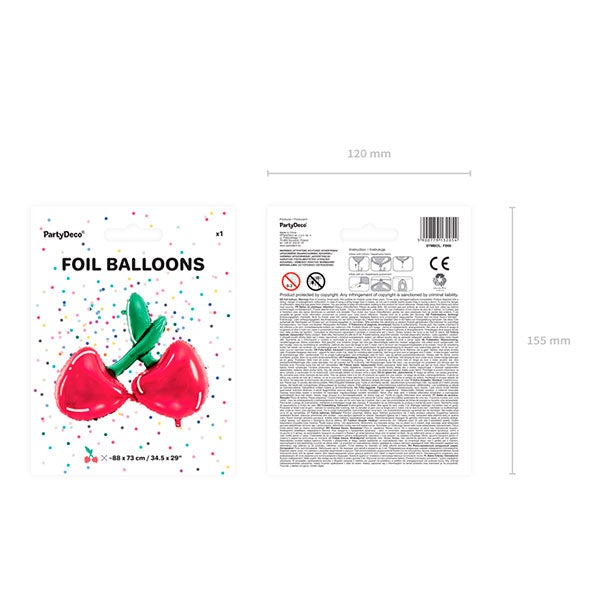 Globo Foil Cerezas XL