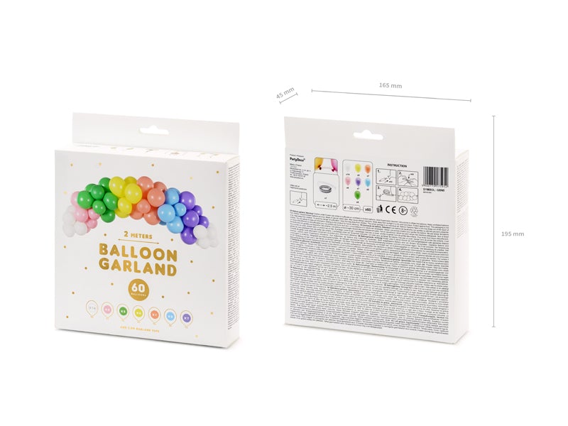 Kit DIY guirnalda globos Rainbow