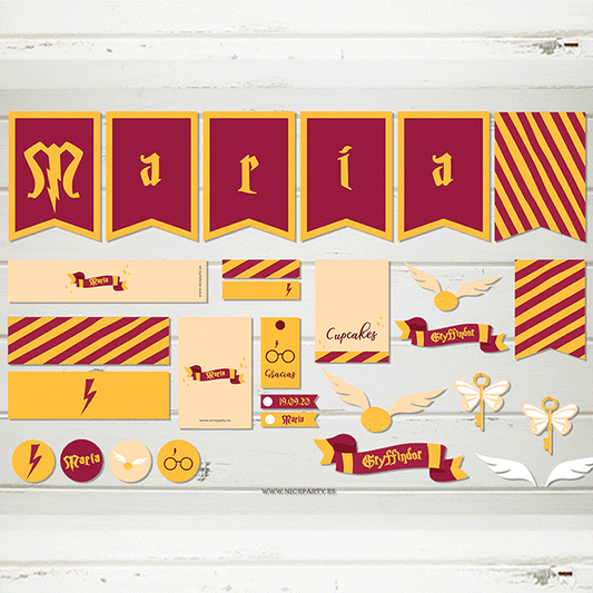 Pack imprimible Harry Potter