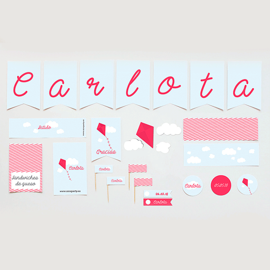 Pack imprimible cometas