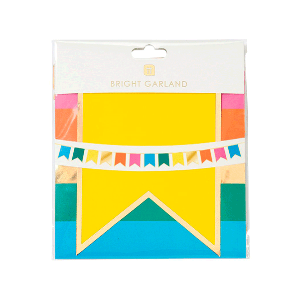 Guirnalda Banderines Multicolor XL