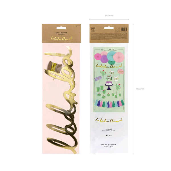 Guirnalda lalala llama