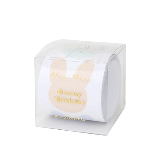 Pegatinas conejito colores pastel