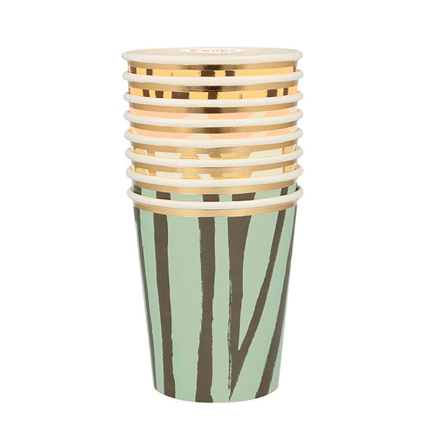 Vasos Mix Animal Print  / 8 uds.