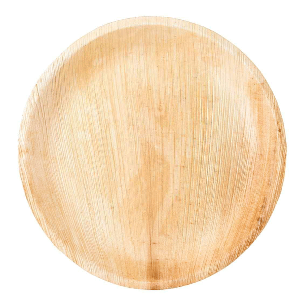 Plato hoja de palma Eco / 8 uds.