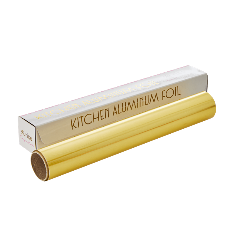 Papel de Aluminio Dorado / 10 mts.