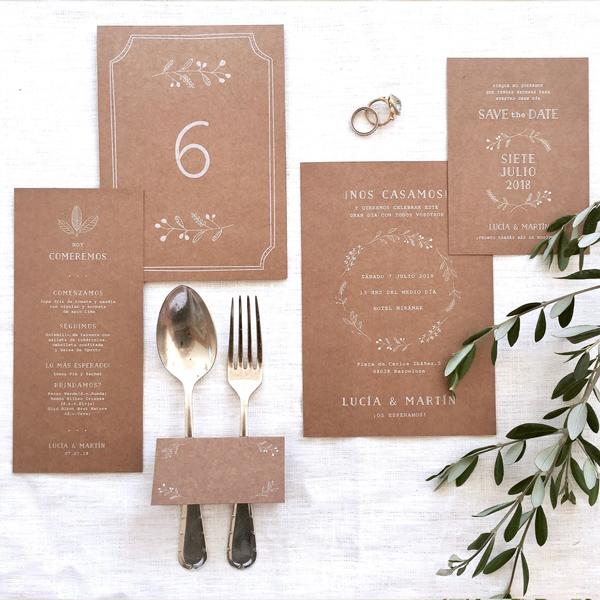 Cartel Seating Plan Invernadero K&W personalizado