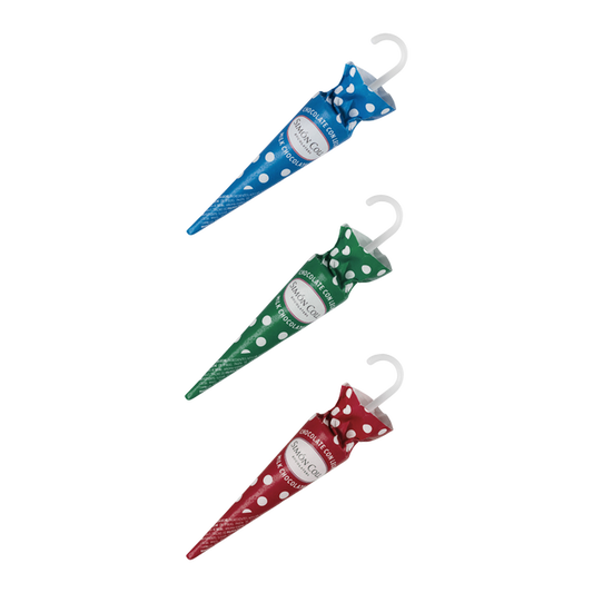 Paraguas S topos Chocolate con leche