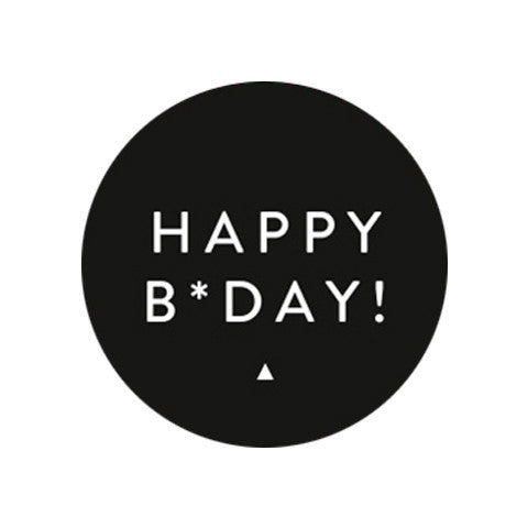 Pegatina Happy B-Day / 10 uds. - La Fiesta de Olivia - 2