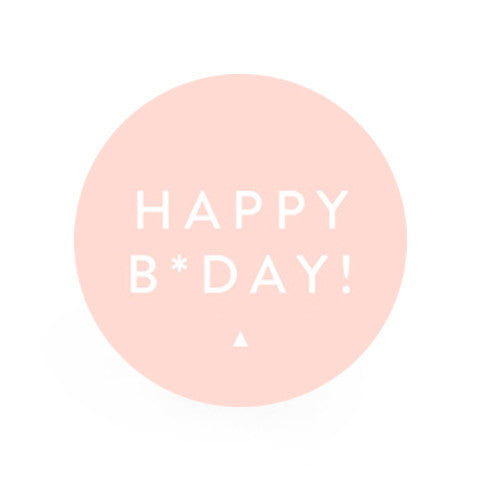 Pegatina Happy B-Day / 10 uds. - La Fiesta de Olivia - 3