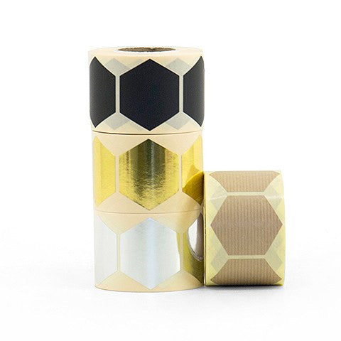 Pegatina Hexágono XL / 10 uds. - La Fiesta de Olivia