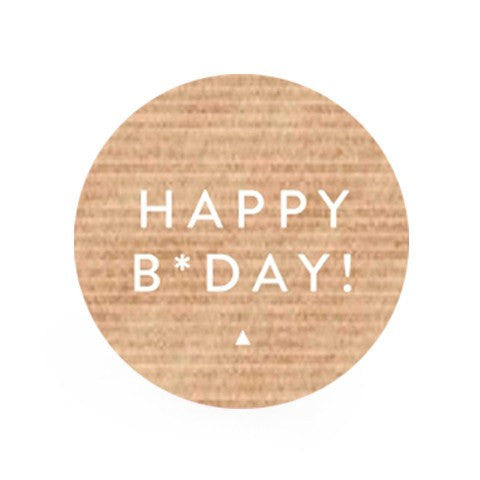 Pegatina Happy B-Day / 10 uds. - La Fiesta de Olivia - 4