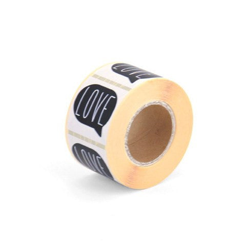 Pegatina cuadrado LOVE / 10 uds. - La Fiesta de Olivia - 3