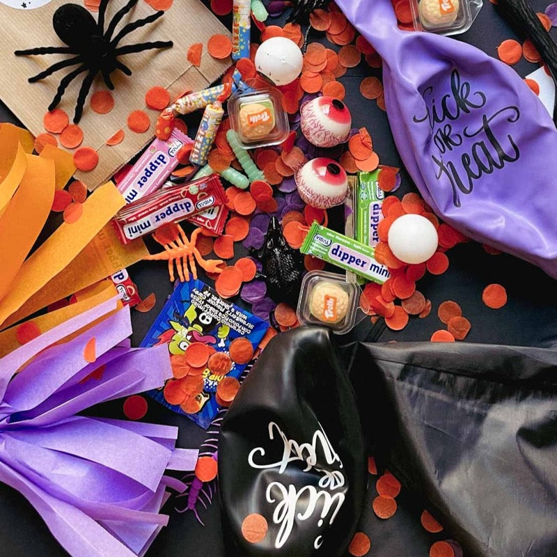 Piñata Boom! Halloween + conjuro + disfraz