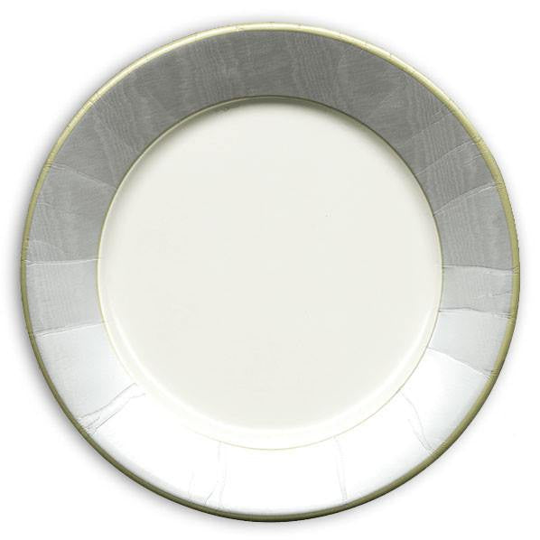 Platos color plata Moiré / 8 uds. - La Fiesta de Olivia