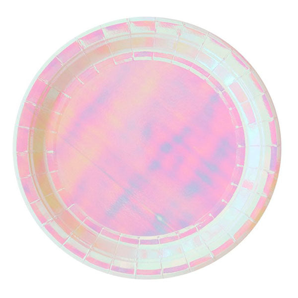 Plato iridiscente / 6 uds.