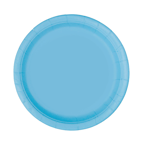 Plato basic celeste / 16 uds.