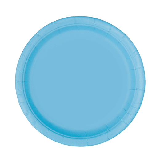 Plato basic celeste / 16 uds.