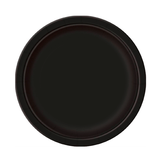 Plato basic negro / 16 uds.