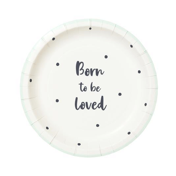 Plato Born to be loved / 12 uds.