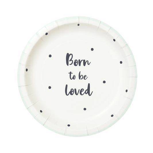 Plato Born to be loved / 12 uds.