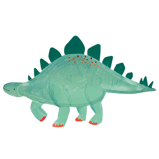 Bandeja dinosaurio vintage / 4 uds.